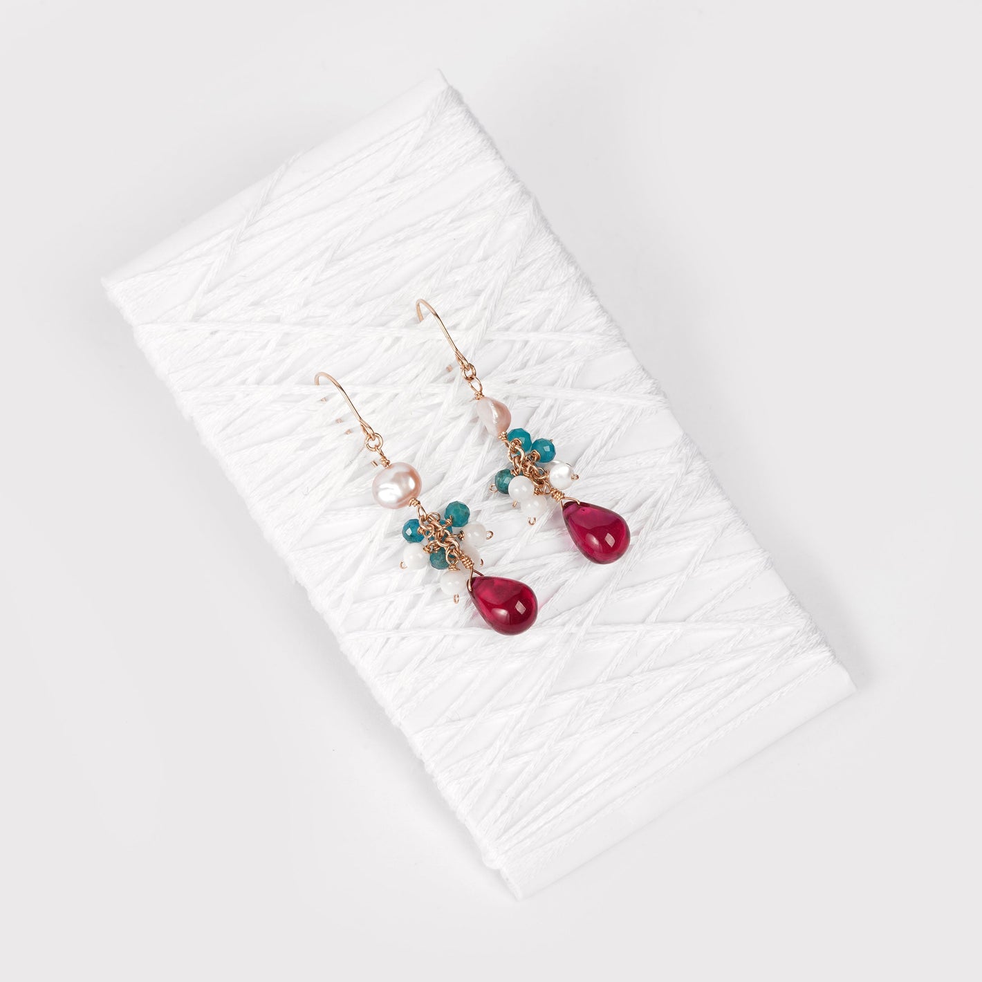 Ruby Tide Earrings XKRAFTS