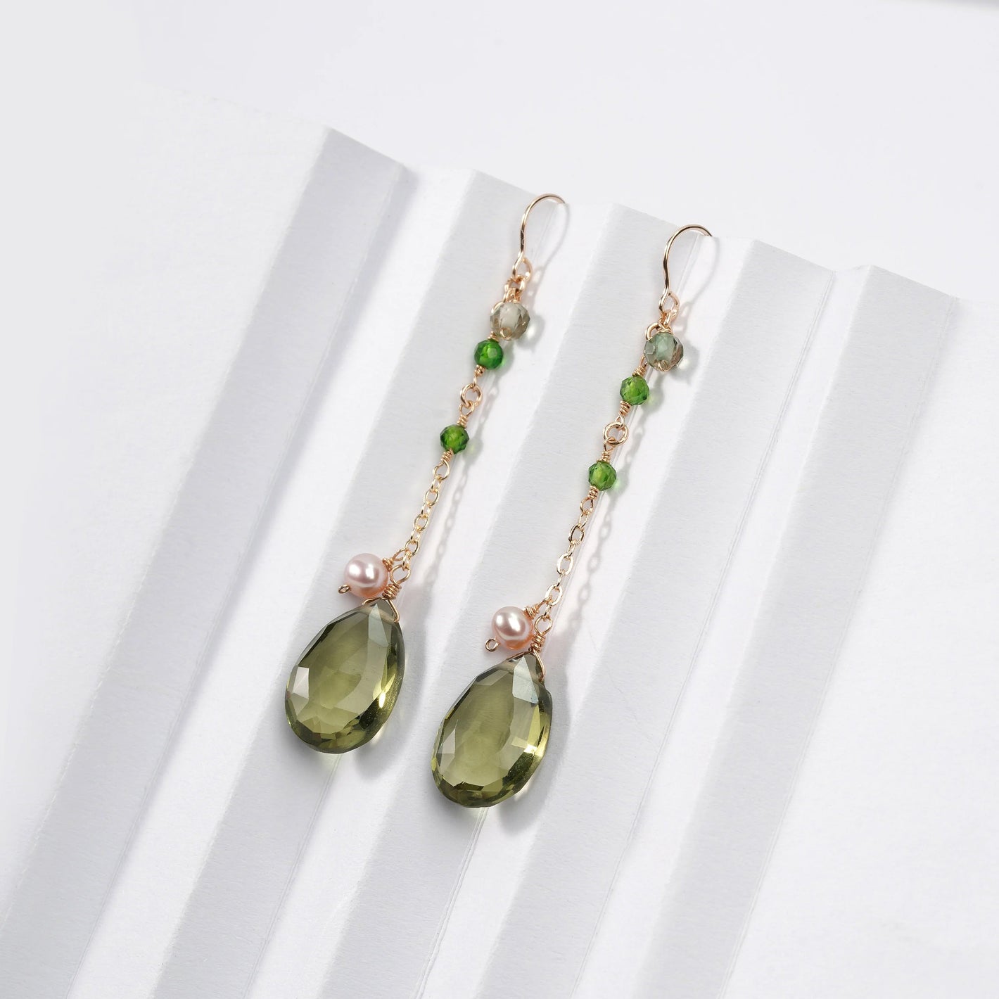 Amethyst Dewdrop Earrings XKRAFTS