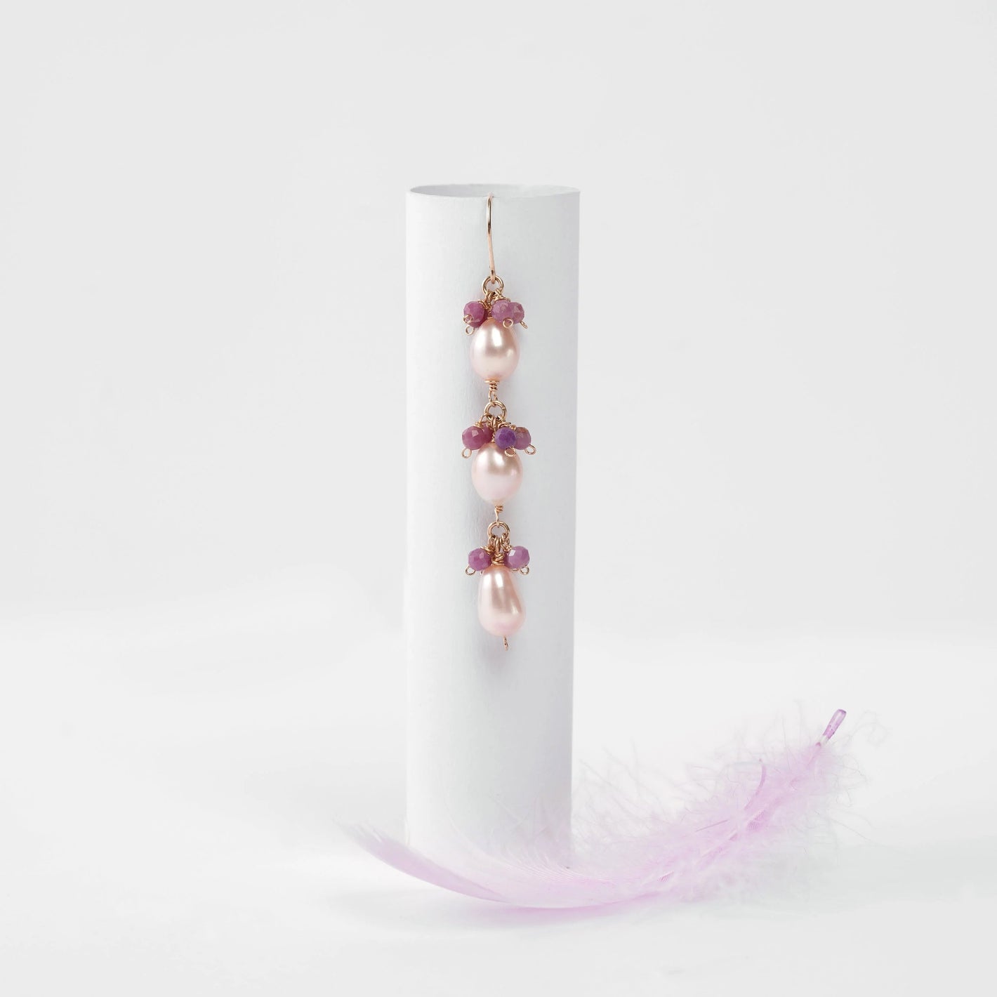 Dusky Blossom Earrings XKRAFTS