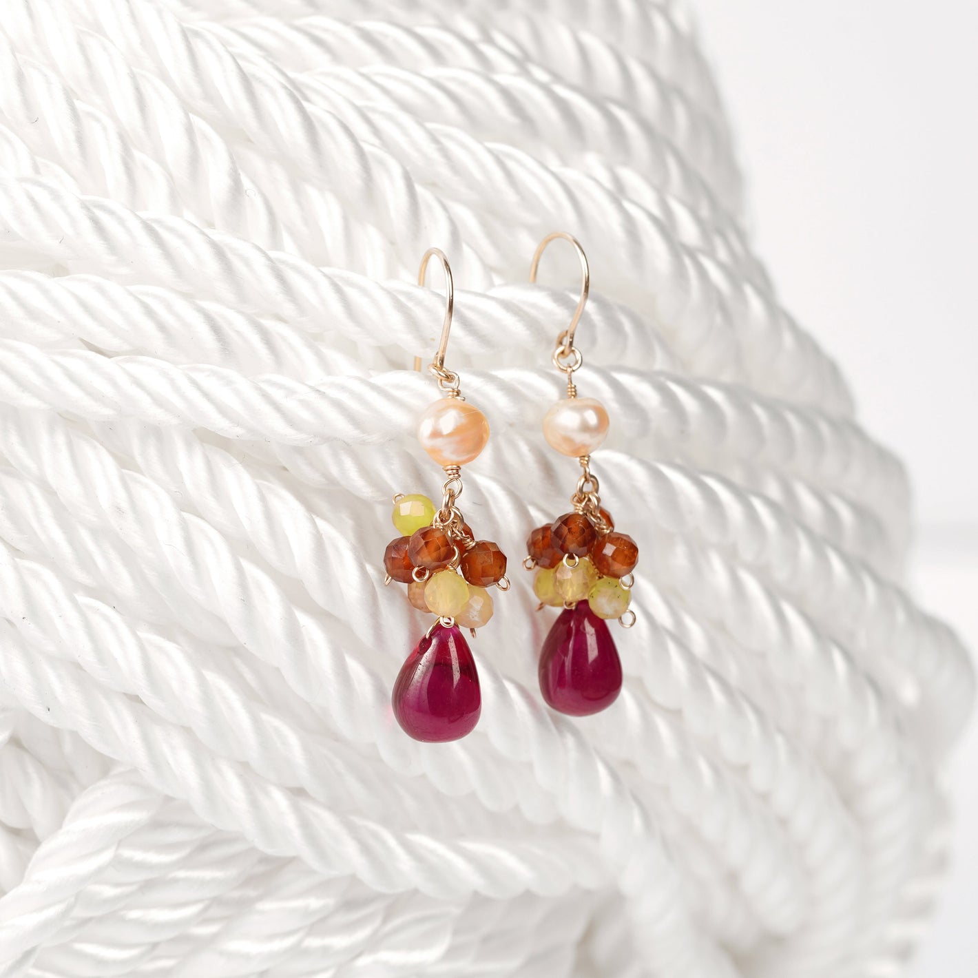 Amber Glow Earrings XKRAFTS