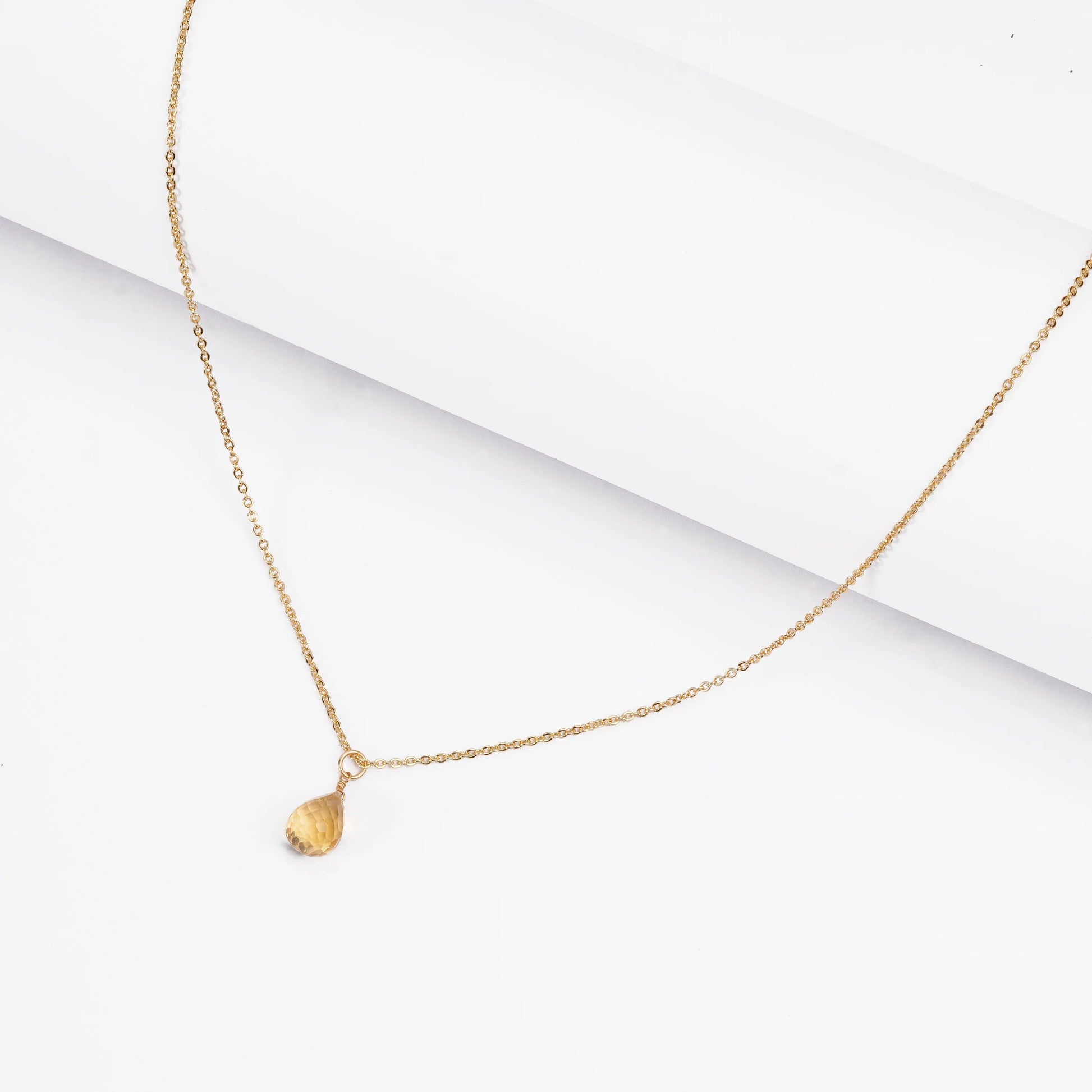 Citrine Sunset Essence Necklace XKRAFTS